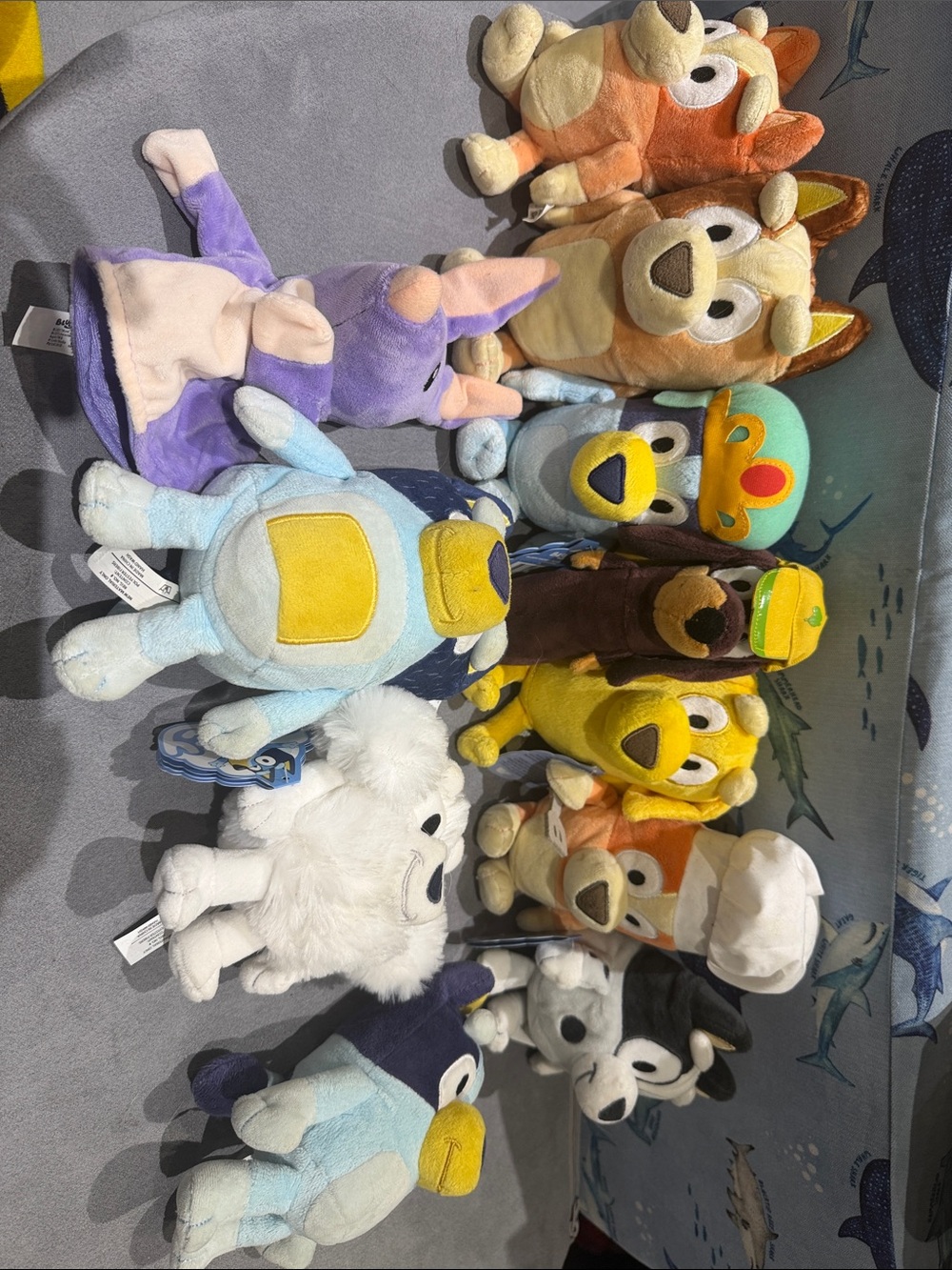 Bluey plush lot